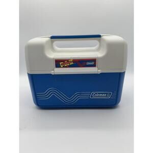 Vintage, Rare, Coleman PAK Lunch Box Cooler, Lunchbox, Model 5202 5203 5204 Blue